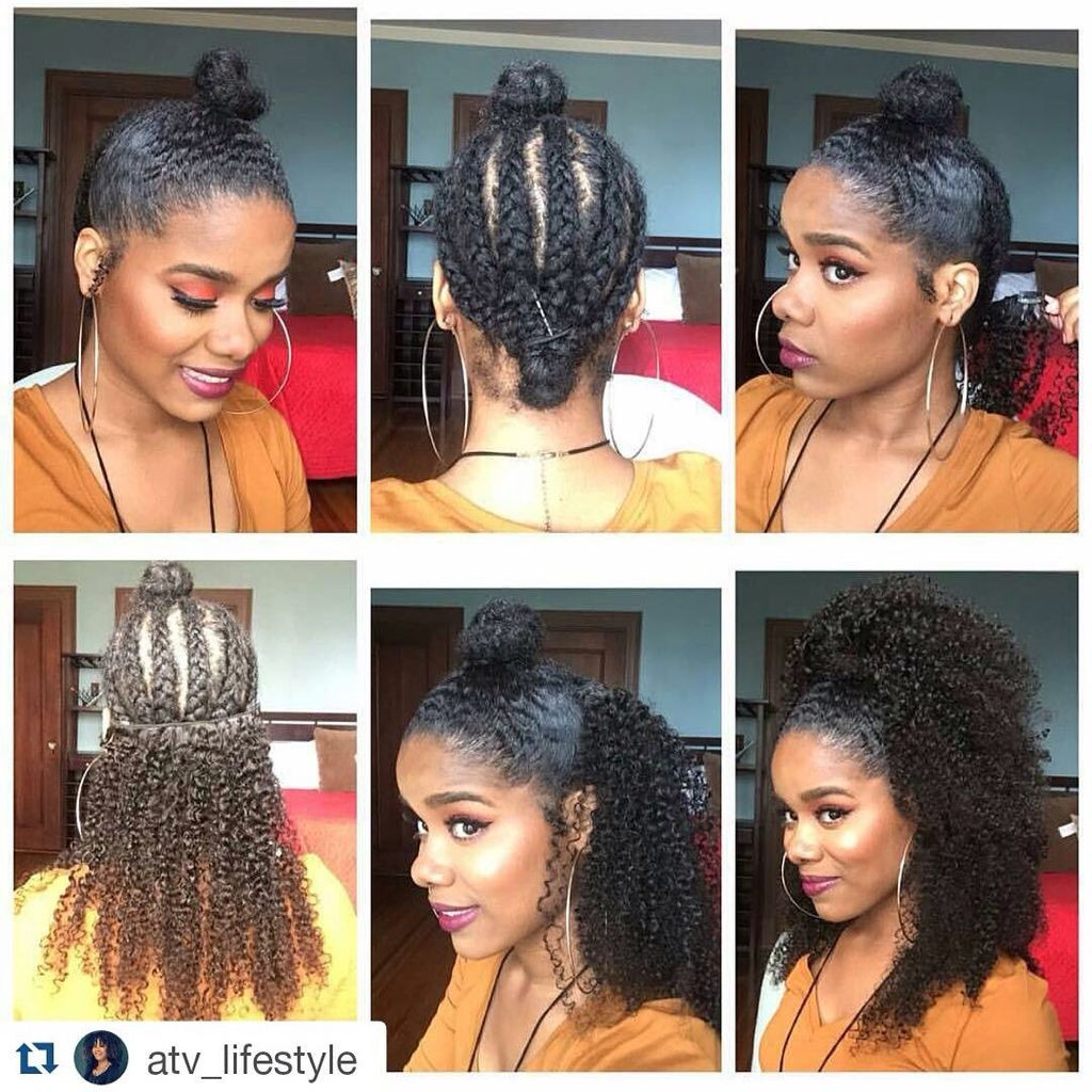 Protective Hairstyles For Natural Hair With Weave
 Pin on lovin hair