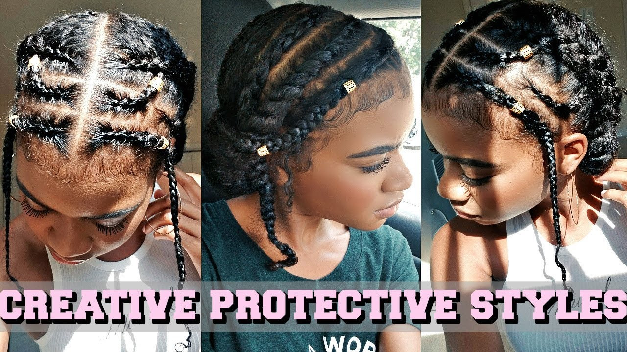 Protective Hairstyles For Natural Hair With Weave
 PROTECTIVE STYLES FOR NATURAL HAIR with Braids & Twists