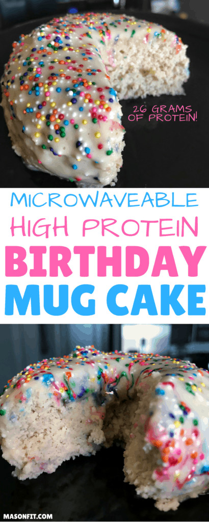 Protein Birthday Cake
 Microwavable High Protein Birthday Cake Healthy Mug Cake