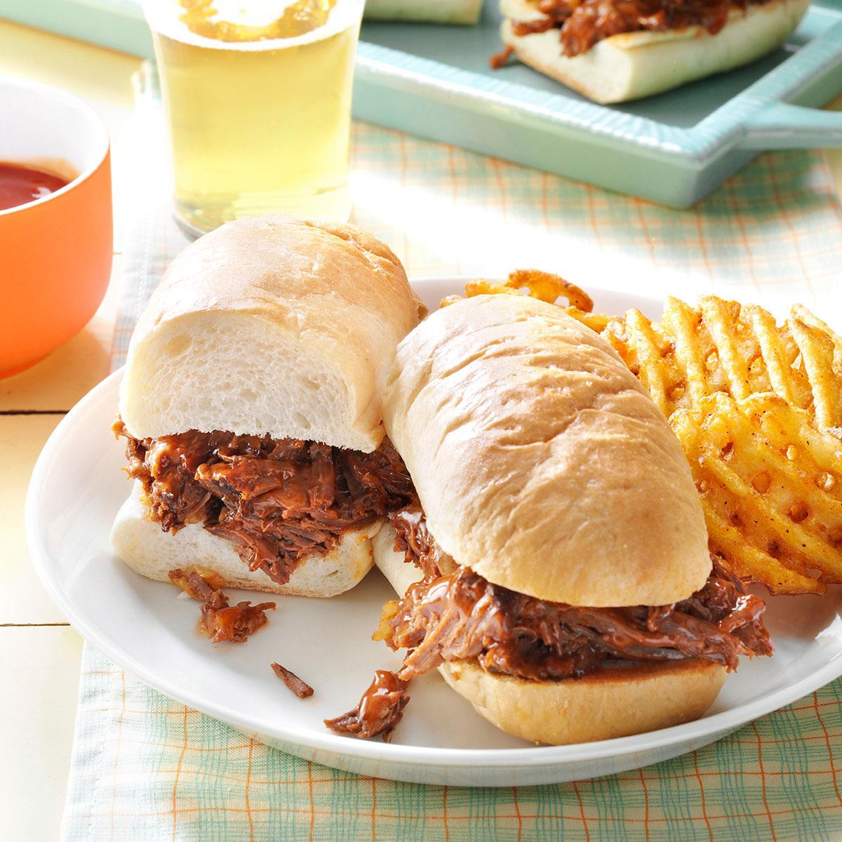 Pulled Beef Sandwiches Recipe
 Shredded Beef Sandwiches Recipe