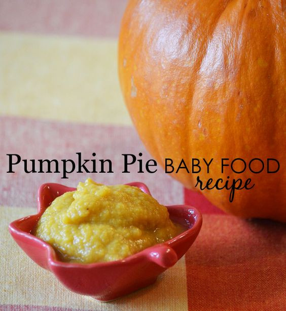 Pumpkin Baby Food Recipe
 Baby food recipes Pumpkin pies and Baby foods on Pinterest