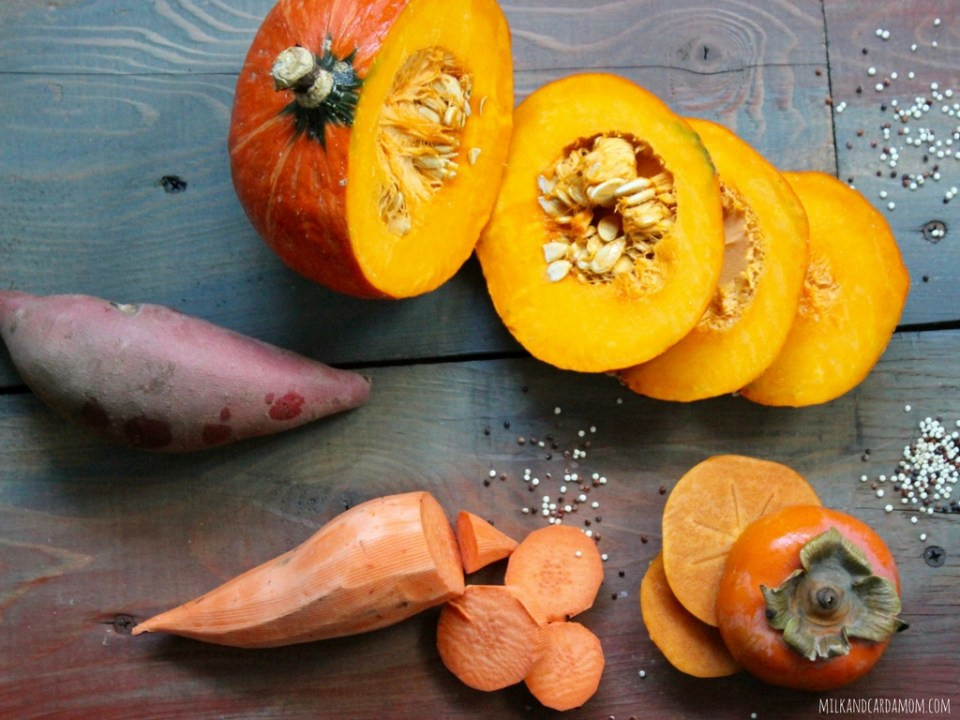 Pumpkin Baby Food Recipe
 Pumpkin & Kale Salad and Pumpkin Quinoa & Sweet Potato