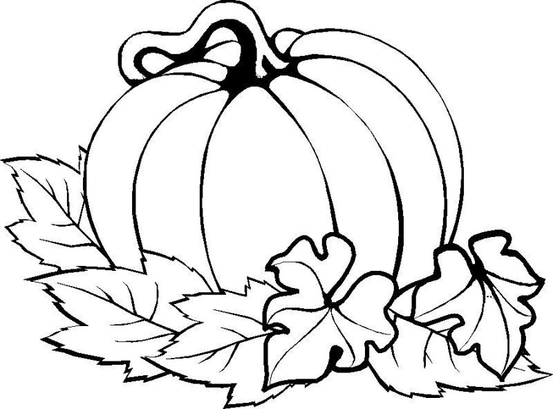Pumpkin Coloring Pages For Kids
 Pumpkin Easy Thanksgiving Coloring Pages Printables