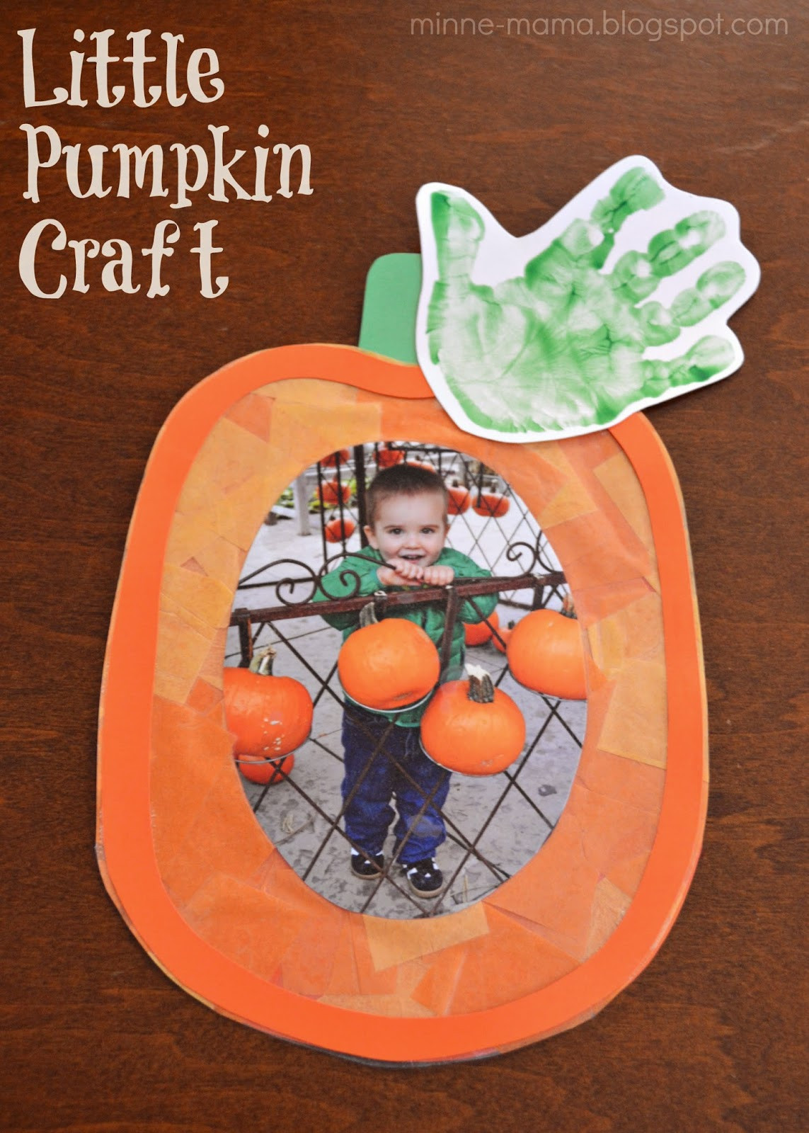 Pumpkin Craft Ideas Preschool
 Minne Mama Little Pumpkin Craft