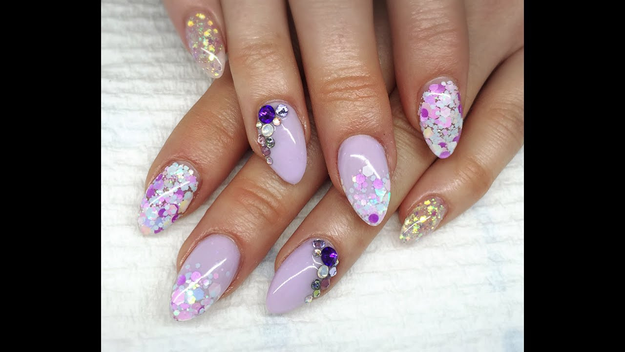 Purple Acrylic Nail Designs
 How to Pastel Purple Acrylic Nails feat Tones Products