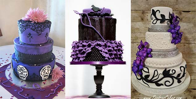 Purple And Black Wedding Cakes
 Knowledge And Re mendations About Invitation Part 2