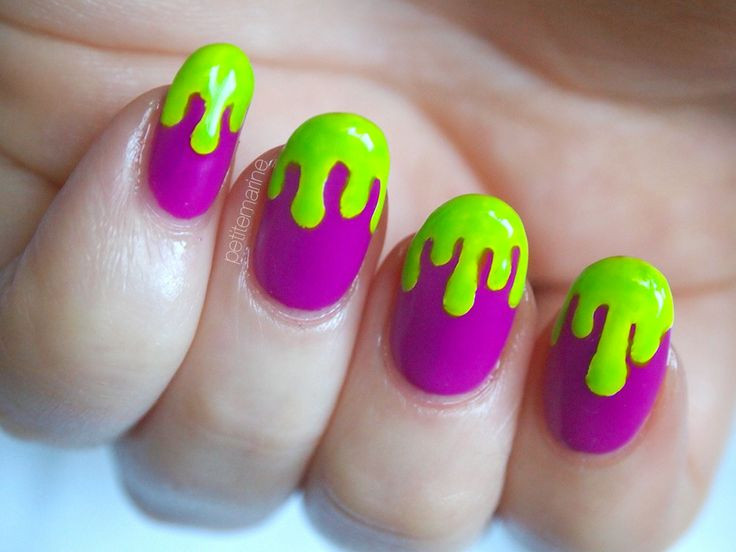 Purple And Green Nail Designs
 Top 55 Purple Nails are Punchy and Perfect