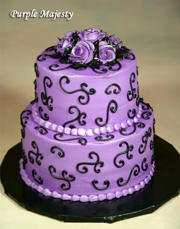 Purple Birthday Cakes
 The Blog A Thousand Words A Birthday Dilemma