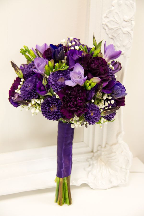 Purple Wedding Flower Arrangements
 affordable purple wedding flower bouquet bridal bouquet