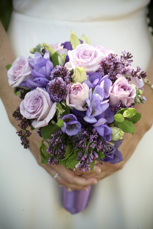 Purple Wedding Flower Arrangements
 Purple Wedding Flowers Bitsy Bride