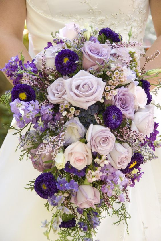 Purple Wedding Flower Arrangements
 21 Most Sun Kissed Flowers in Season for July Wedding