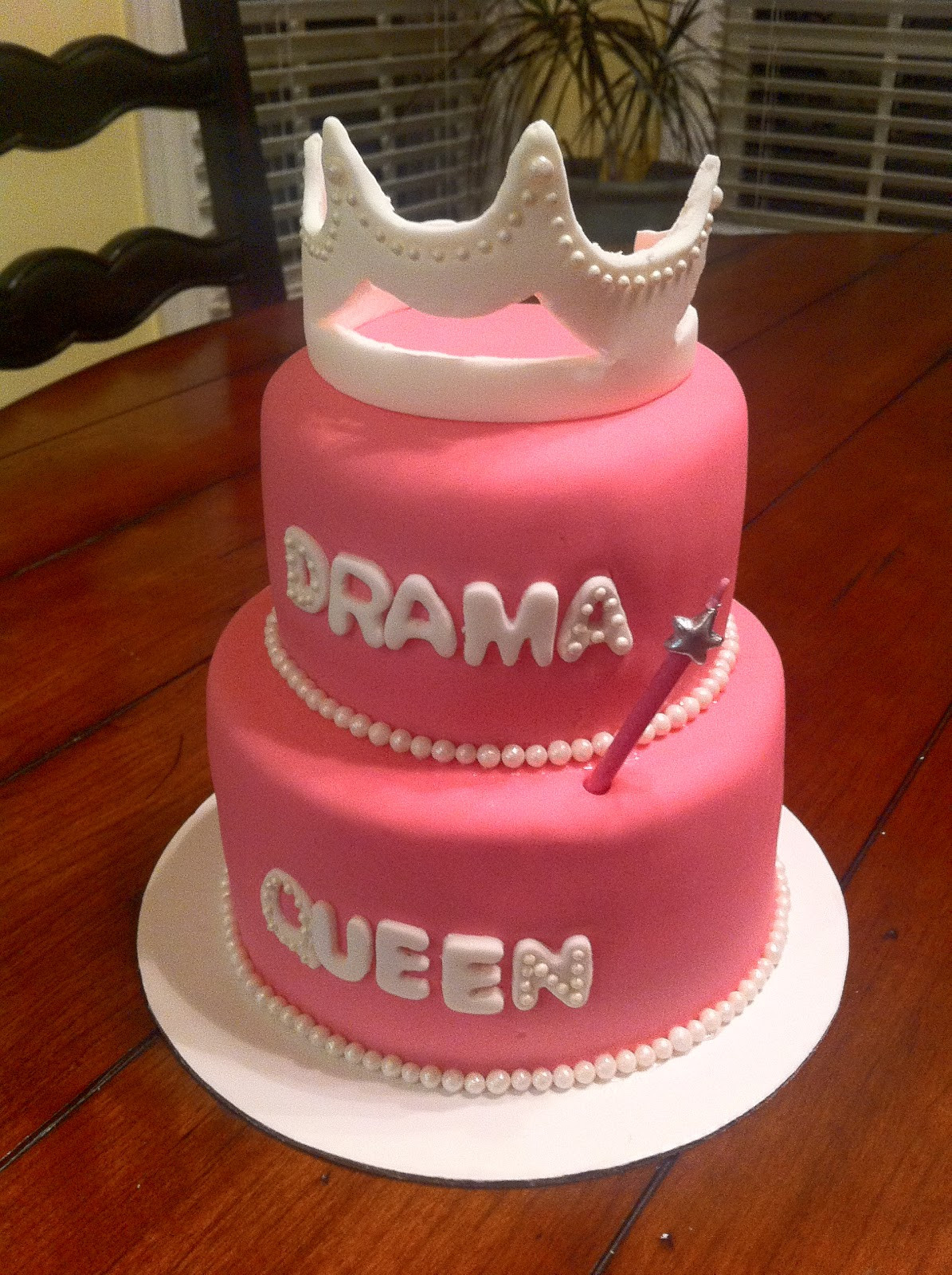 Queen Birthday Cake
 52 Weeks of Sweets Week 32 Drama Queen Cake