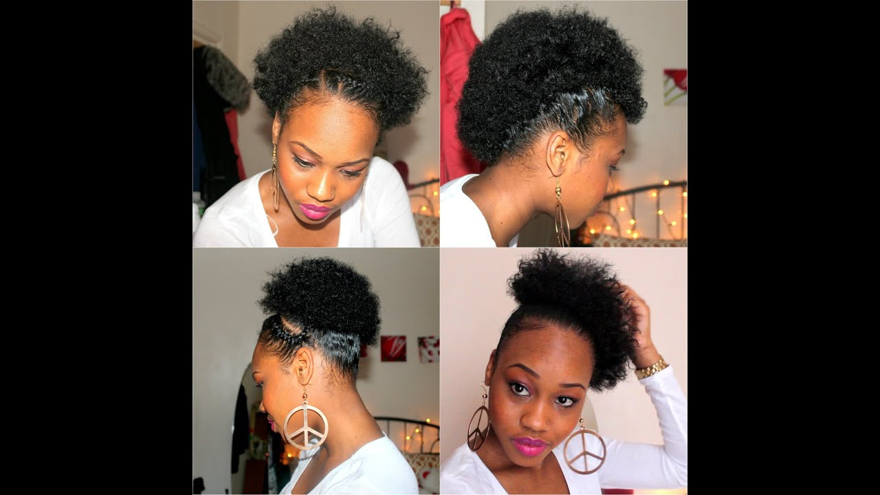 Quick And Easy Hairstyles For Black Girls
 21 Four Quick easy styles for Short Natural Hair