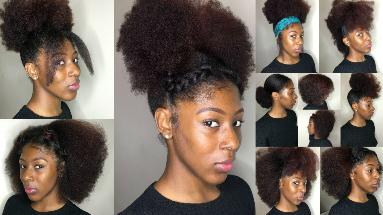 Quick And Easy Hairstyles For Black Girls
 16 NATURAL HAIRSTYLES Short Medium Hair