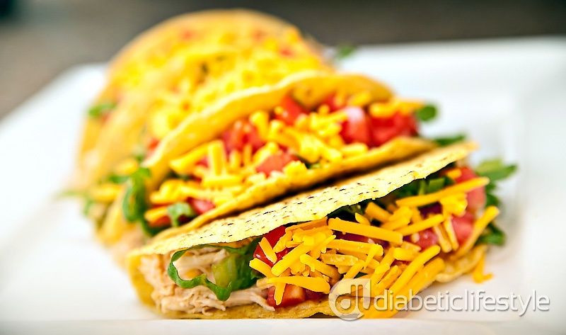 Quick Diabetic Recipes
 Easy quick dinner diabetic recipe for chicken tacos