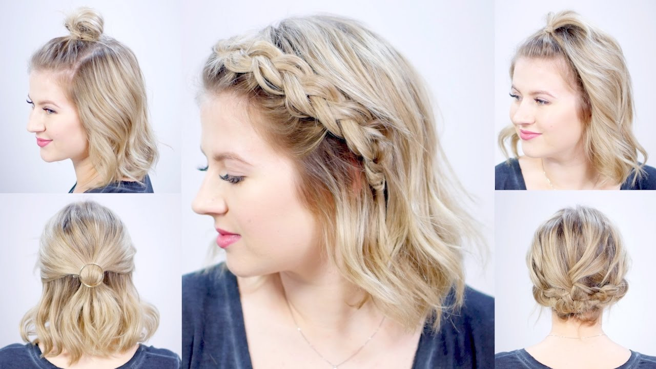Quick Easy Hairstyles
 FIVE 1 MINUTE SUPER EASY HAIRSTYLES