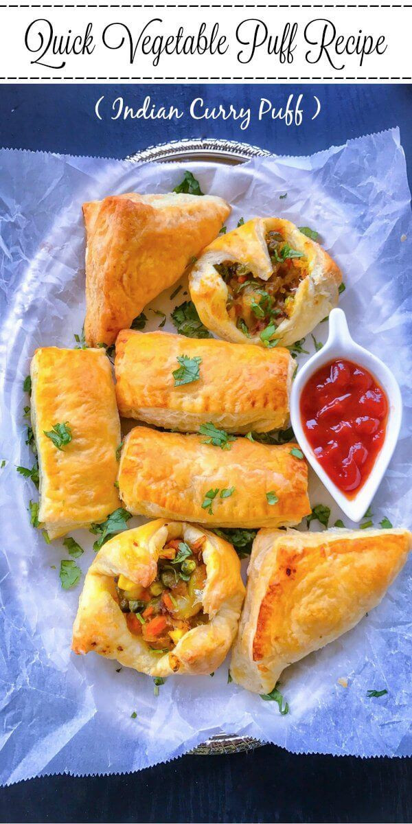 Quick Indian Appetizers
 Quick Ve able Puff Recipe Indian Curry Puff