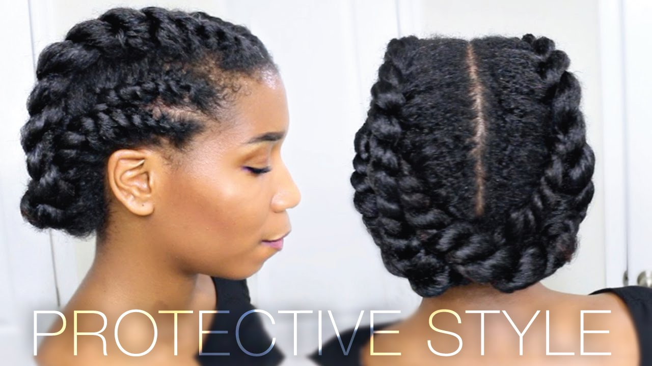 Quick Natural Hairstyles For Work
 Edgy Twisted fice Gym Protective Natural Hairstyle