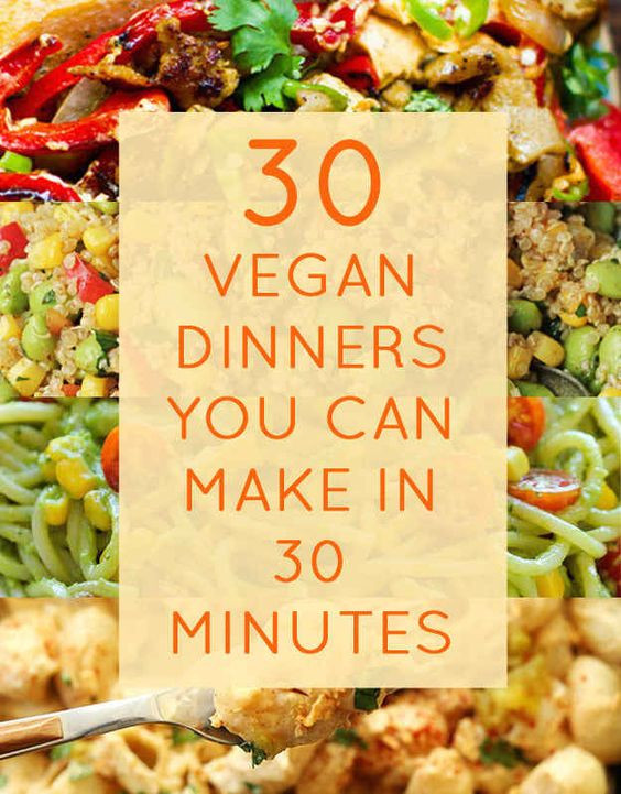 Quick Vegetarian Dinner Ideas
 Healthy vegan recipes Vegan ve arian and Ve arian