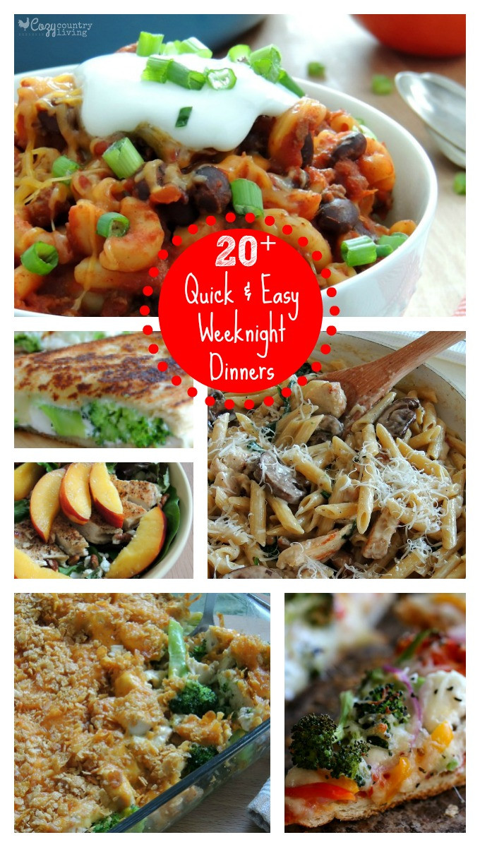 Quick Weeknight Dinners For Two
 20 Quick & Easy Weeknight Dinners