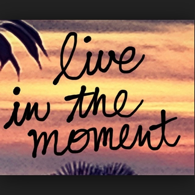 Quote About Living Life In The Moment
 Live In The Moment s and for