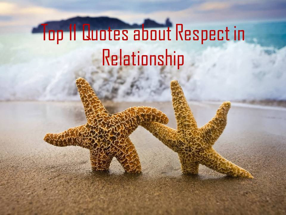 Quote About Respect In A Relationship
 Top 11 Quotes about Respect in Relationship