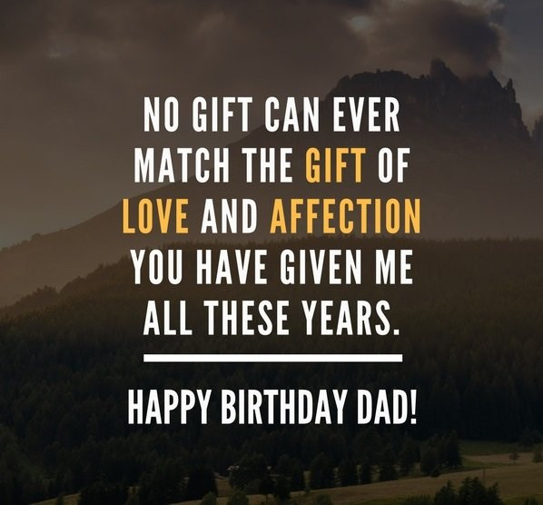 Quote For Dad Birthday
 200 Wonderful Happy Birthday Dad Quotes & Wishes BayArt