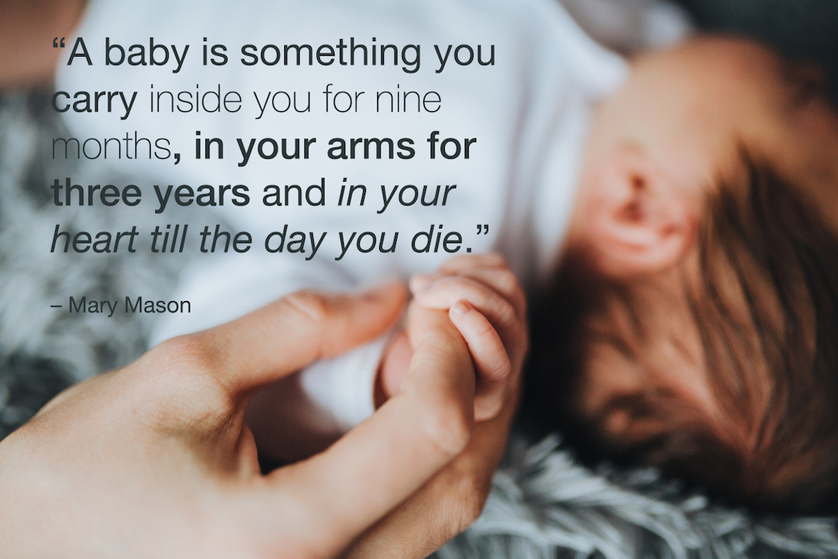 Quote For New Baby
 35 New Mom Quotes and Words of Encouragement for Mothers