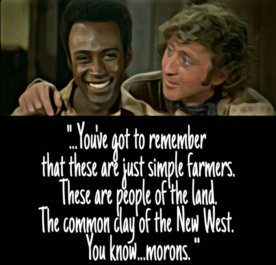 Quote From Blazing Saddles
 Blazing Saddles Quote by Vixie1979 on DeviantArt