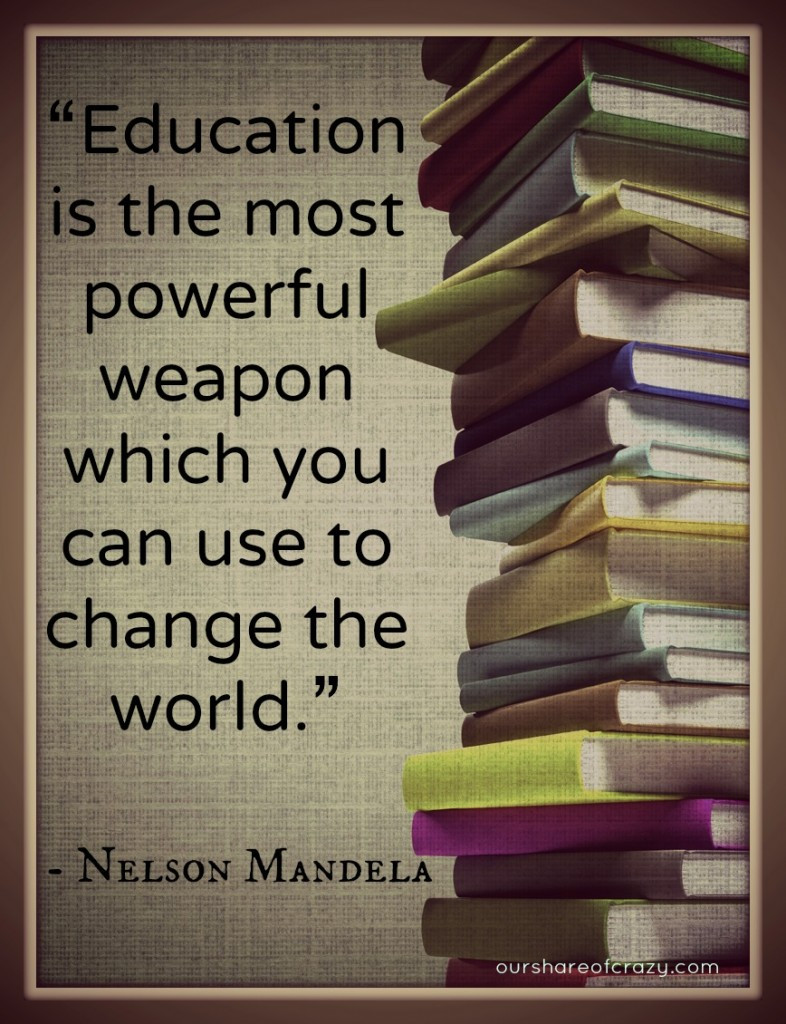 Quote On Education
 Mandela Education Quotes QuotesGram