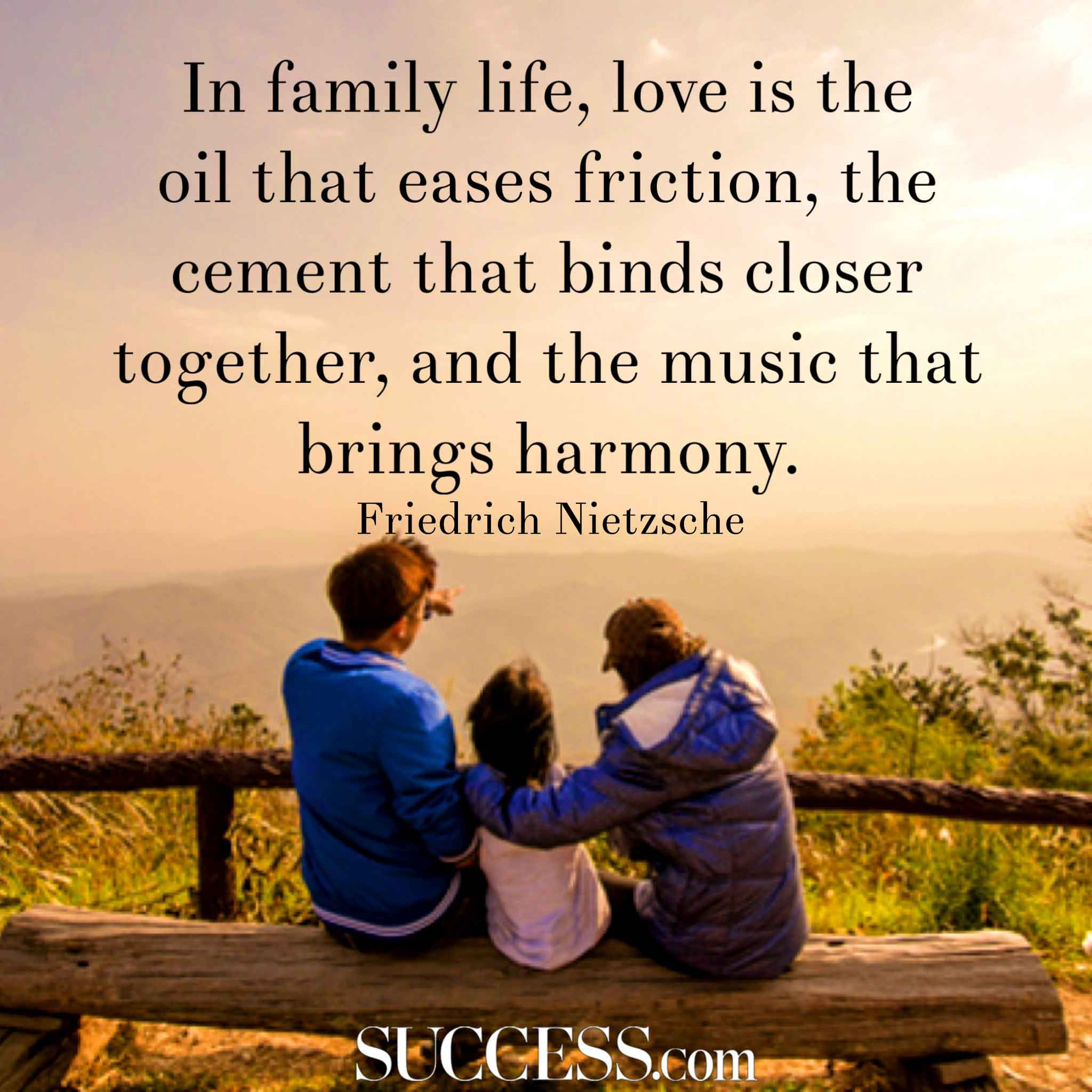 Quote On Family Love
 14 Loving Quotes About Family