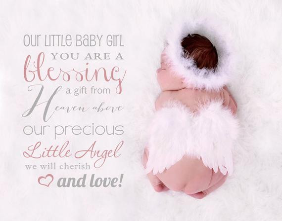 Quotes About Baby Girls
 Baby Girl Blessing Quotes QuotesGram