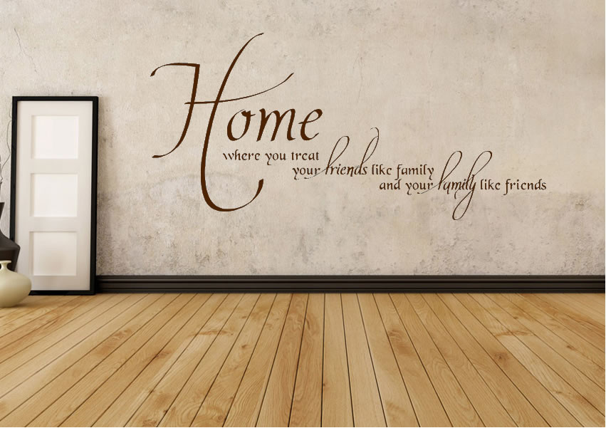 Quotes About Homes And Family
 HOME QUOTES WALL STICKERS image quotes at relatably