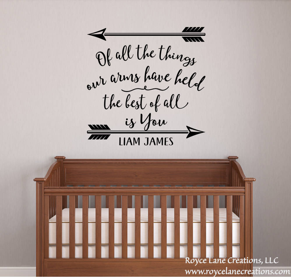 Quotes For Baby Room
 Baby Boy Nursery Decal Baby Boy Quotes Nursery Name Decals