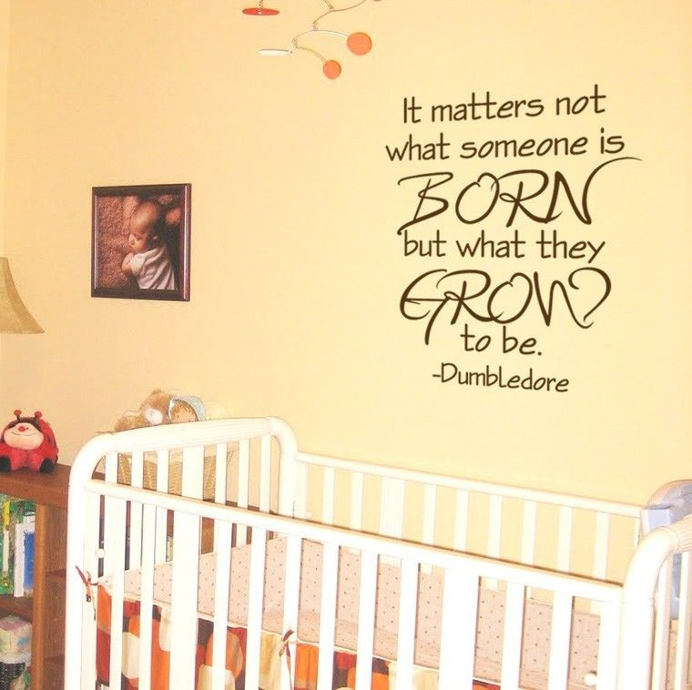 Quotes For Baby Room
 Children Quote Decal Dumbledore Harry Potter Quote