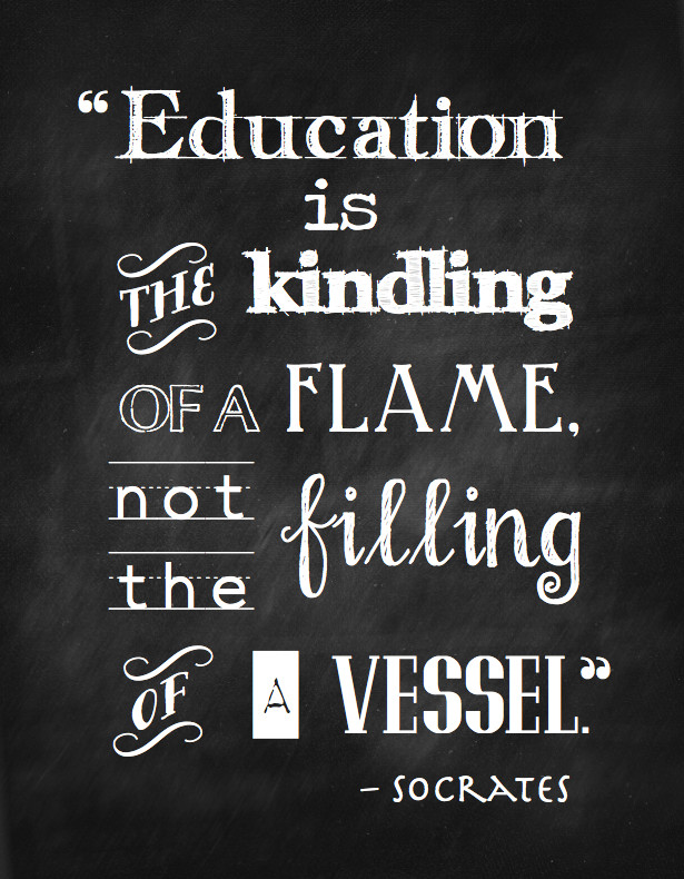 Quotes For Education
 FREE “Education Is…” Chalkboard Printable