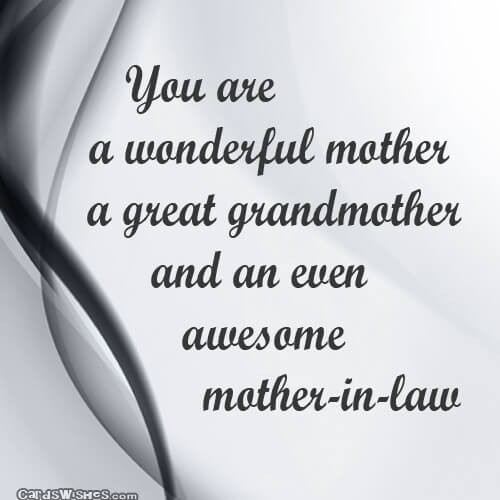 Quotes For Mother In Laws
 Birthday Wishes for Mother in Law Cards Wishes