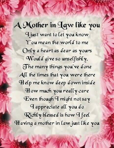 Quotes For Mother In Laws
 Loving Mother In Law Quotes 05