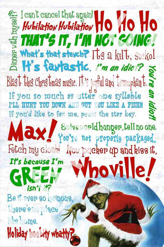 Quotes From How The Grinch Stole Christmas
 Grinch Stole Christmas Quotes QuotesGram