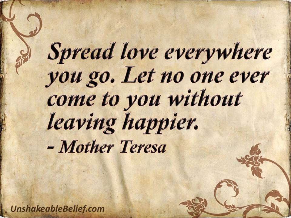 Quotes On Motherly Love
 Smiles No Matter Mother Teresa Quotes