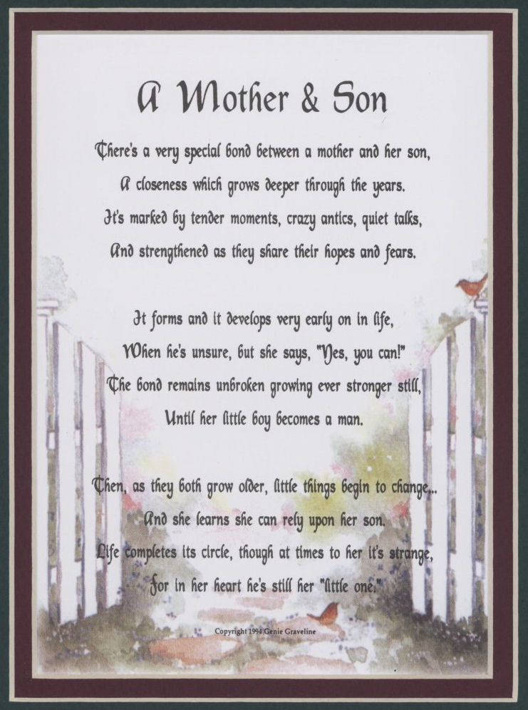 Quotes On Mothers And Sons
 Mother Son Quotes For QuotesGram