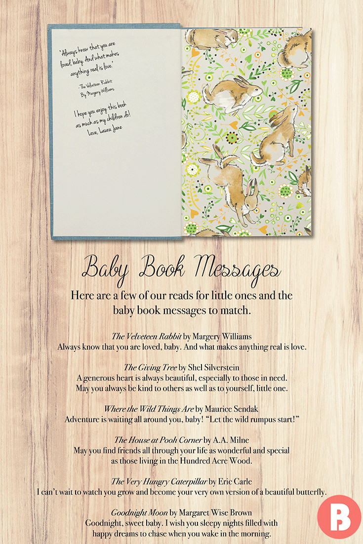 Quotes To Write In Baby Books
 Send Sweet Baby Shower Wishes What to Write in a Baby