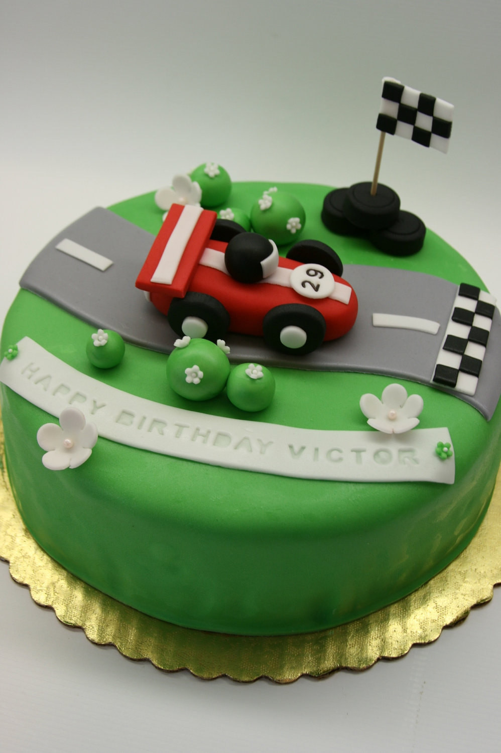 Race Car Birthday Cake
 Racing Car Cake