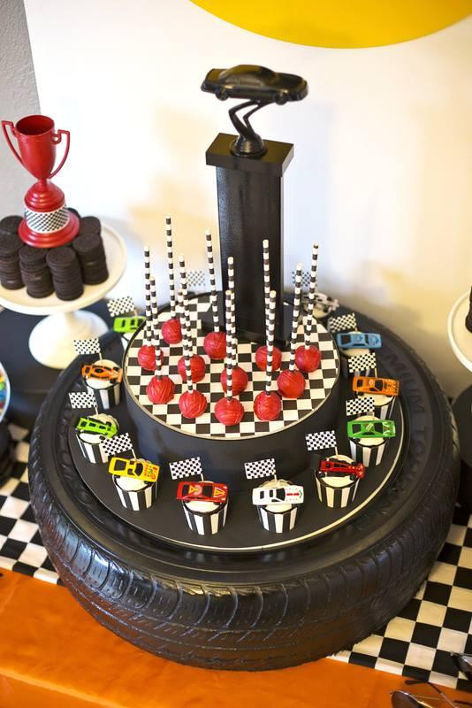 Race Car Birthday Party
 A Rad Race Car Themed 4th Birthday Party Spaceships and