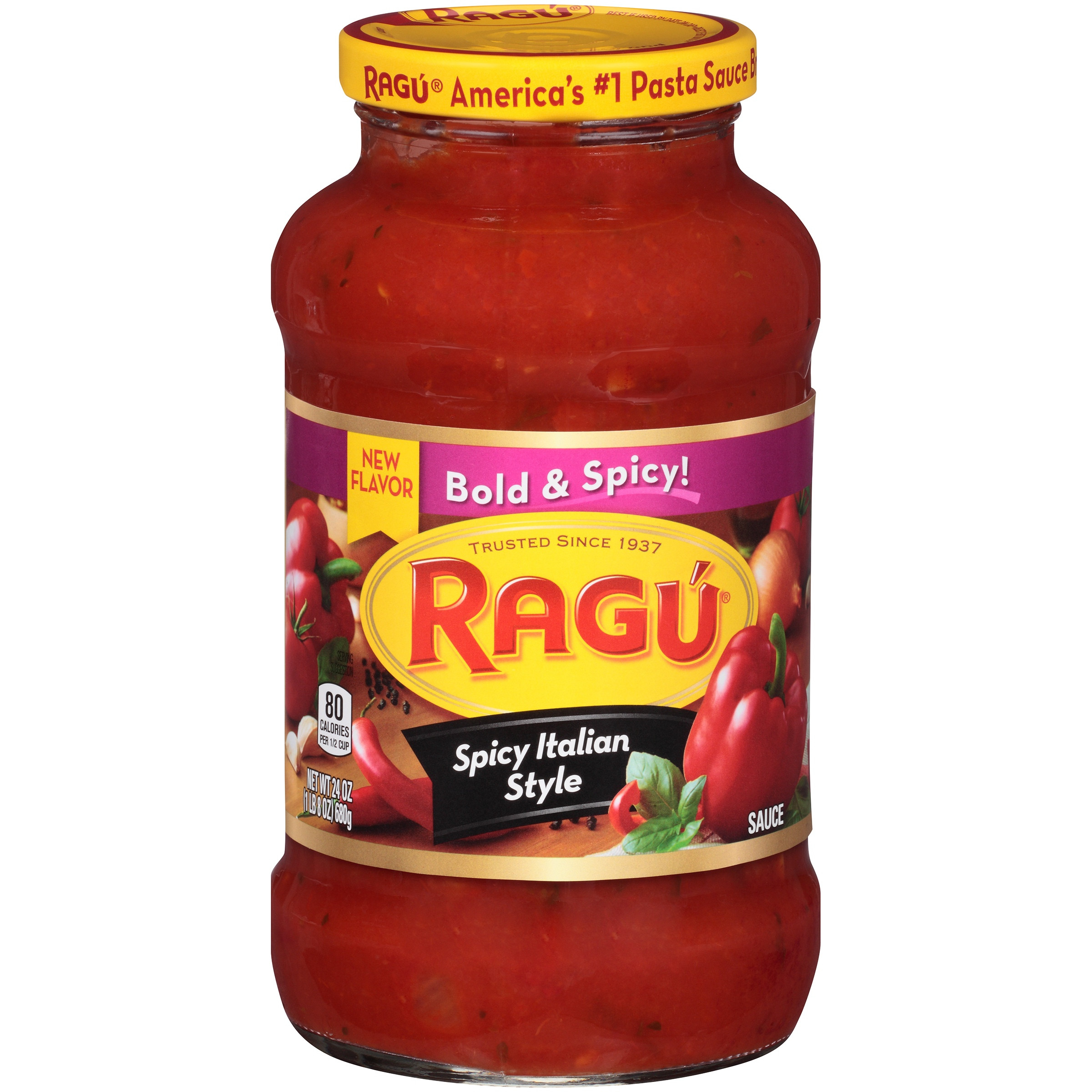 Ragu Pizza Sauce
 Ragu Bold and Spicy Italian Style Pasta Sauce 24 oz