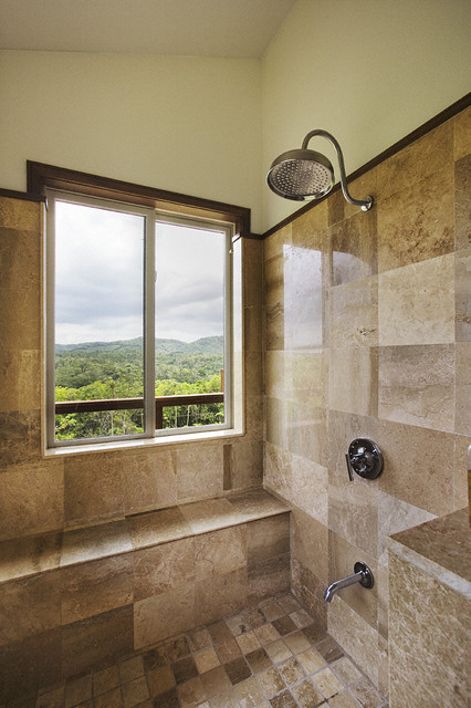 Rain Shower Bathroom
 Belize Residence Rain Shower Tropical Bathroom New