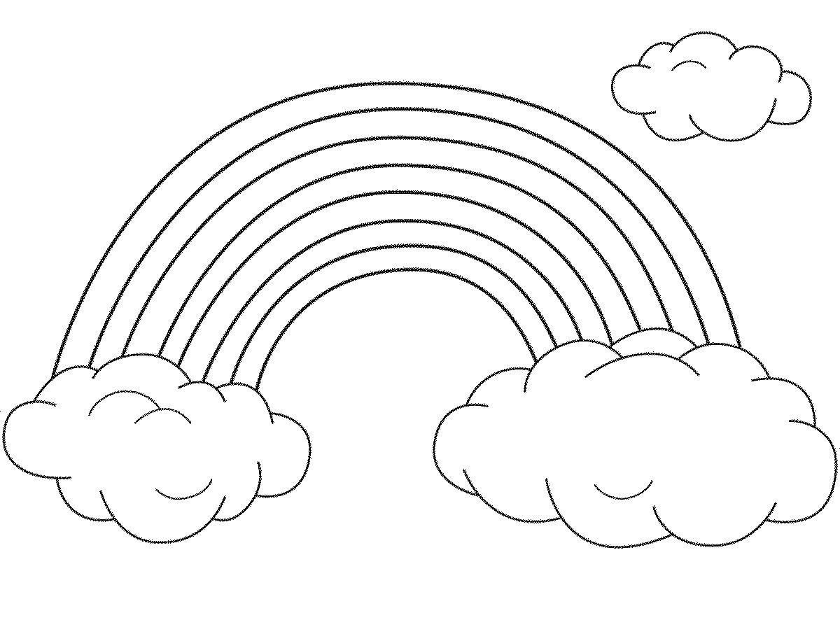 Rainbow Coloring Pages Printable
 Rainbow Coloring Pages for childrens printable for free