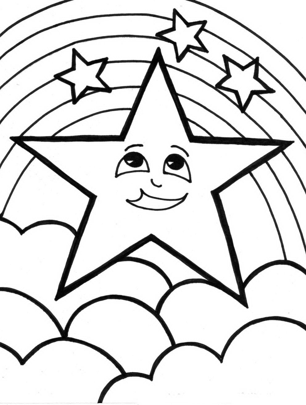 Rainbow Coloring Pages Printable
 Rainbow Coloring Pages for childrens printable for free