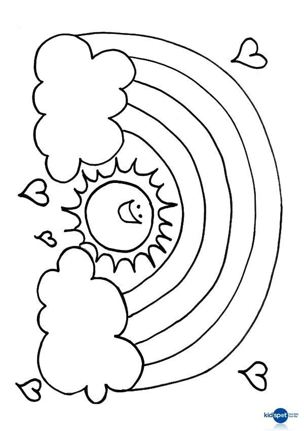 Rainbow Coloring Pages Printable
 Rainbow Coloring Pages Nature Coloring Pages