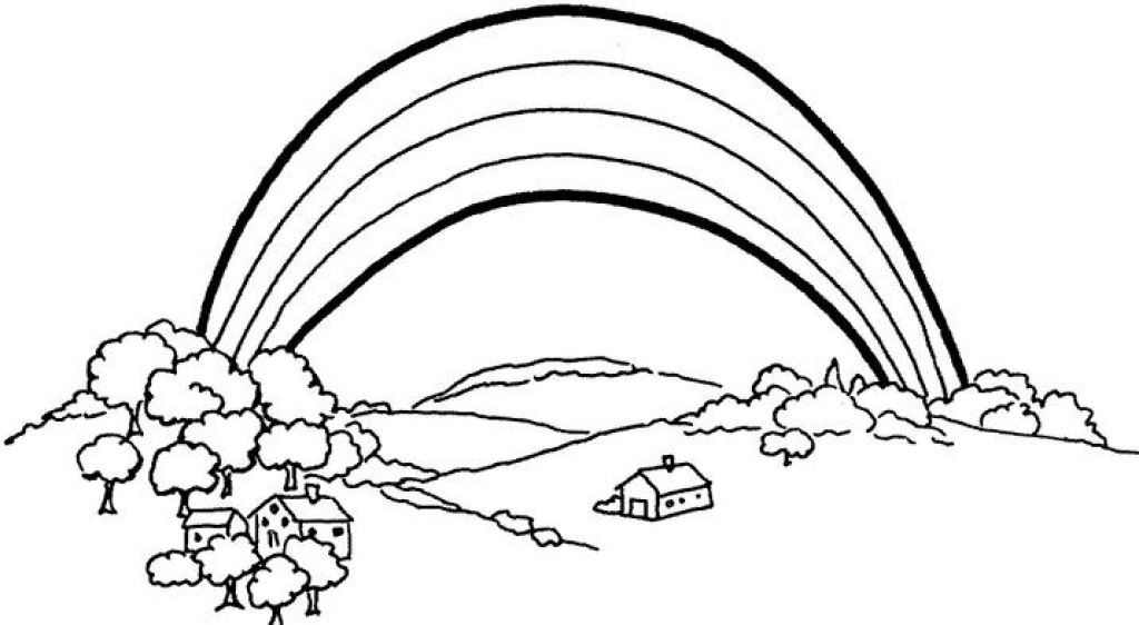 Rainbow Coloring Pages Printable
 Free Printable Rainbow Coloring Pages For Kids